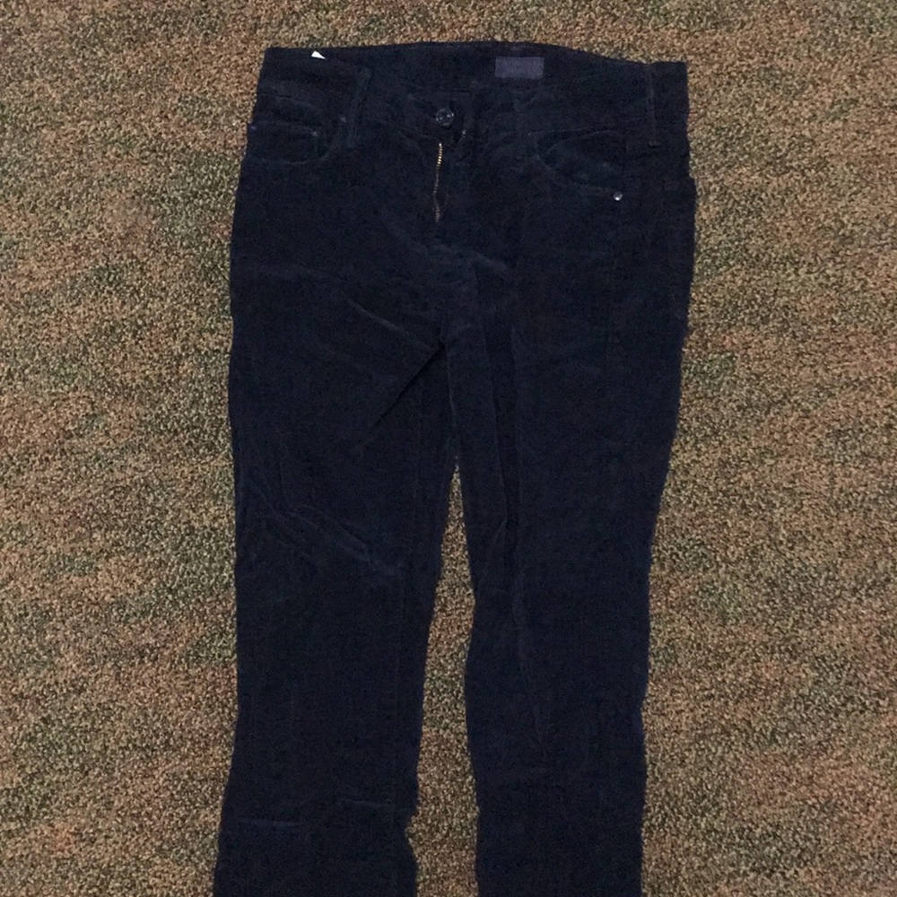 Dark blue MOTHER corduroy pants